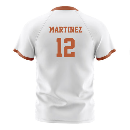 Texas - NCAA Women's Soccer : Brooke Martinez - White Soccer Jersey-1