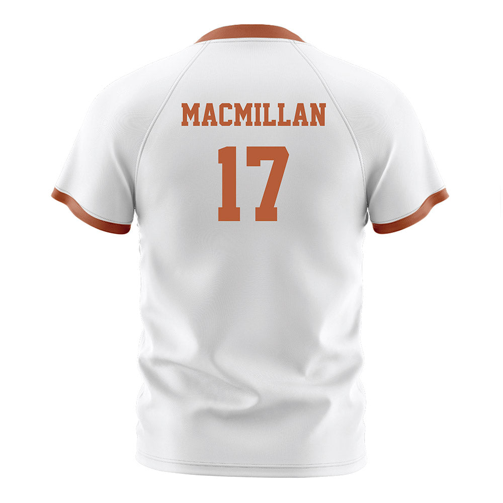 Texas - NCAA Women's Soccer : Molly MacMillan - White Soccer Jersey-1