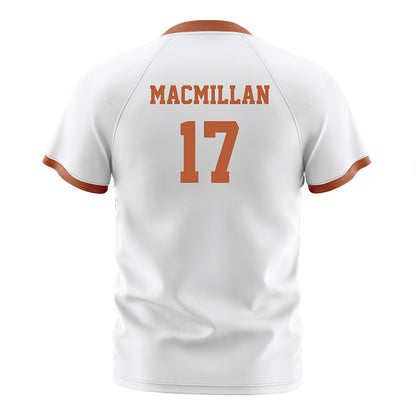 Texas - NCAA Women's Soccer : Molly MacMillan - White Soccer Jersey-1