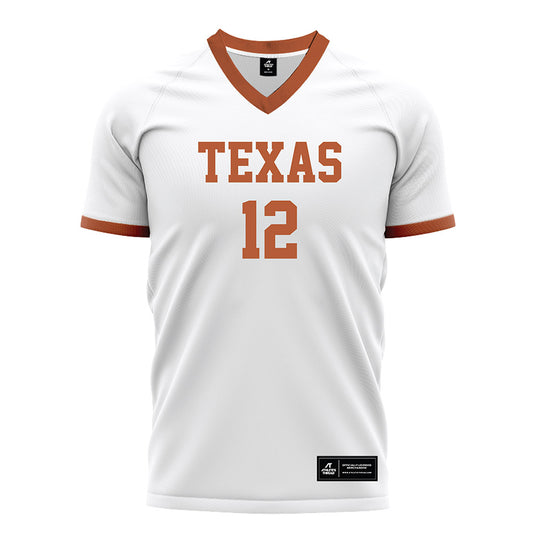 Texas - NCAA Women's Soccer : Brooke Martinez - White Soccer Jersey-0