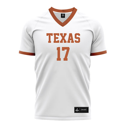 Texas - NCAA Women's Soccer : Molly MacMillan - White Soccer Jersey-0