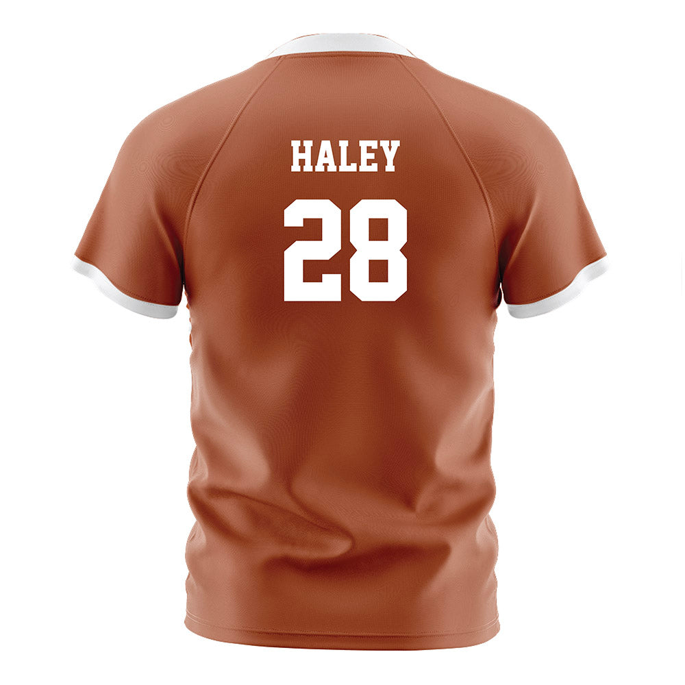 Texas - NCAA Women's Soccer : Amaya Haley - Orange Soccer Jersey-1