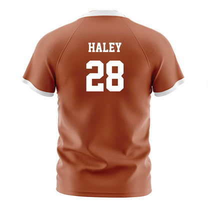 Texas - NCAA Women's Soccer : Amaya Haley - Orange Soccer Jersey-1