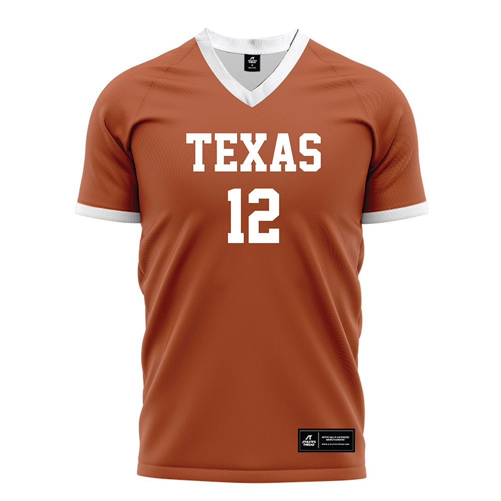 Texas - NCAA Women's Soccer : Brooke Martinez - Orange Soccer Jersey-0