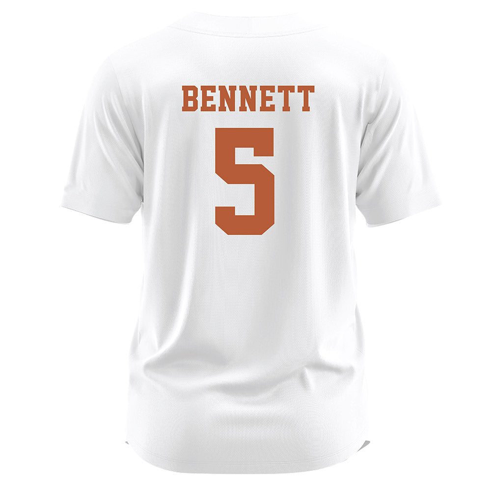 Texas - NCAA Softball : Kaydee Bennett - White Jersey-1