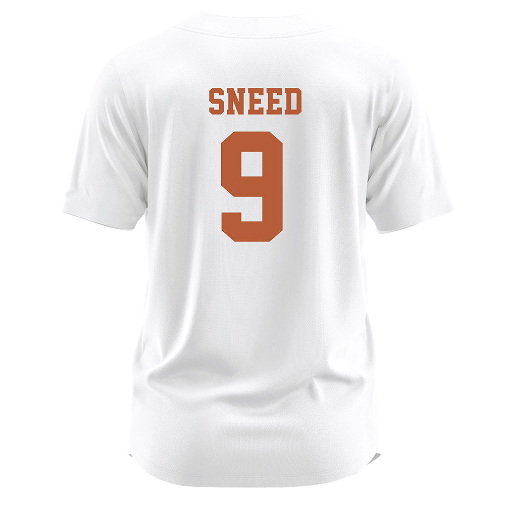 Texas - NCAA Softball : Alisa Sneed - White Jersey-1