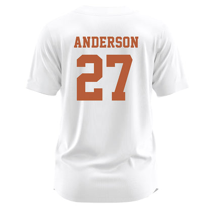 Texas - NCAA Softball : Taylor Anderson - White Jersey-1