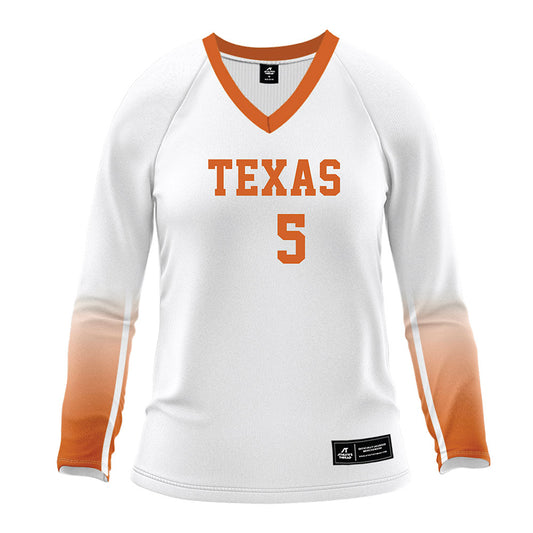 Texas - NCAA Women's Volleyball : Ayden Ames - White Volleyball Jersey