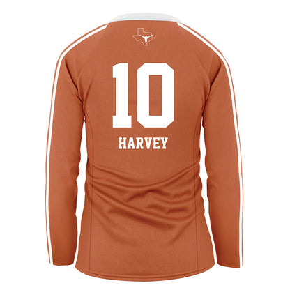 Texas - NCAA Women's Volleyball : Taylor Harvey - Orange Volleyball Jersey-1