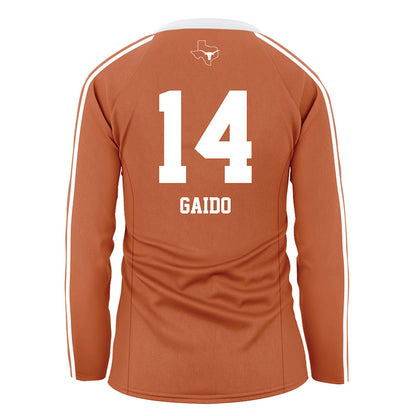 Texas - NCAA Women's Volleyball : Addison Gaido - Orange Volleyball Jersey-1