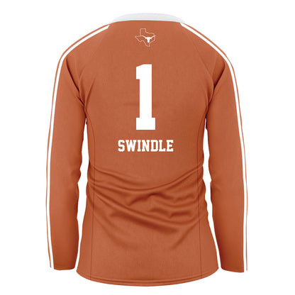 Texas - NCAA Women's Volleyball : Ella Swindle - Orange Volleyball Jersey