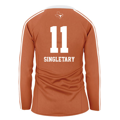 Texas - NCAA Women's Volleyball : Marianna Singletary - Orange Volleyball Jersey