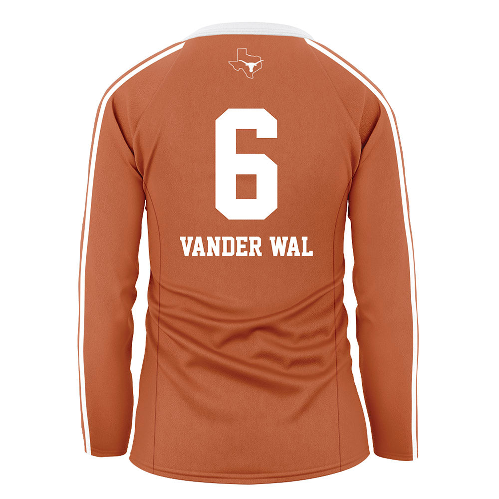 Texas - NCAA Women's Volleyball : Abby Vander Wal - Orange Volleyball Jersey-1