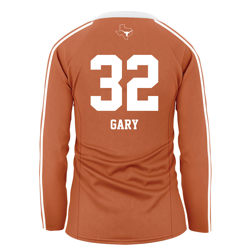 Texas - NCAA Women's Volleyball : Ramsey Gary - Orange Volleyball Jersey-1