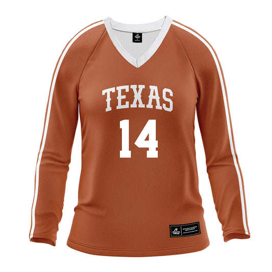 Texas - NCAA Women's Volleyball : Addison Gaido - Orange Volleyball Jersey-0