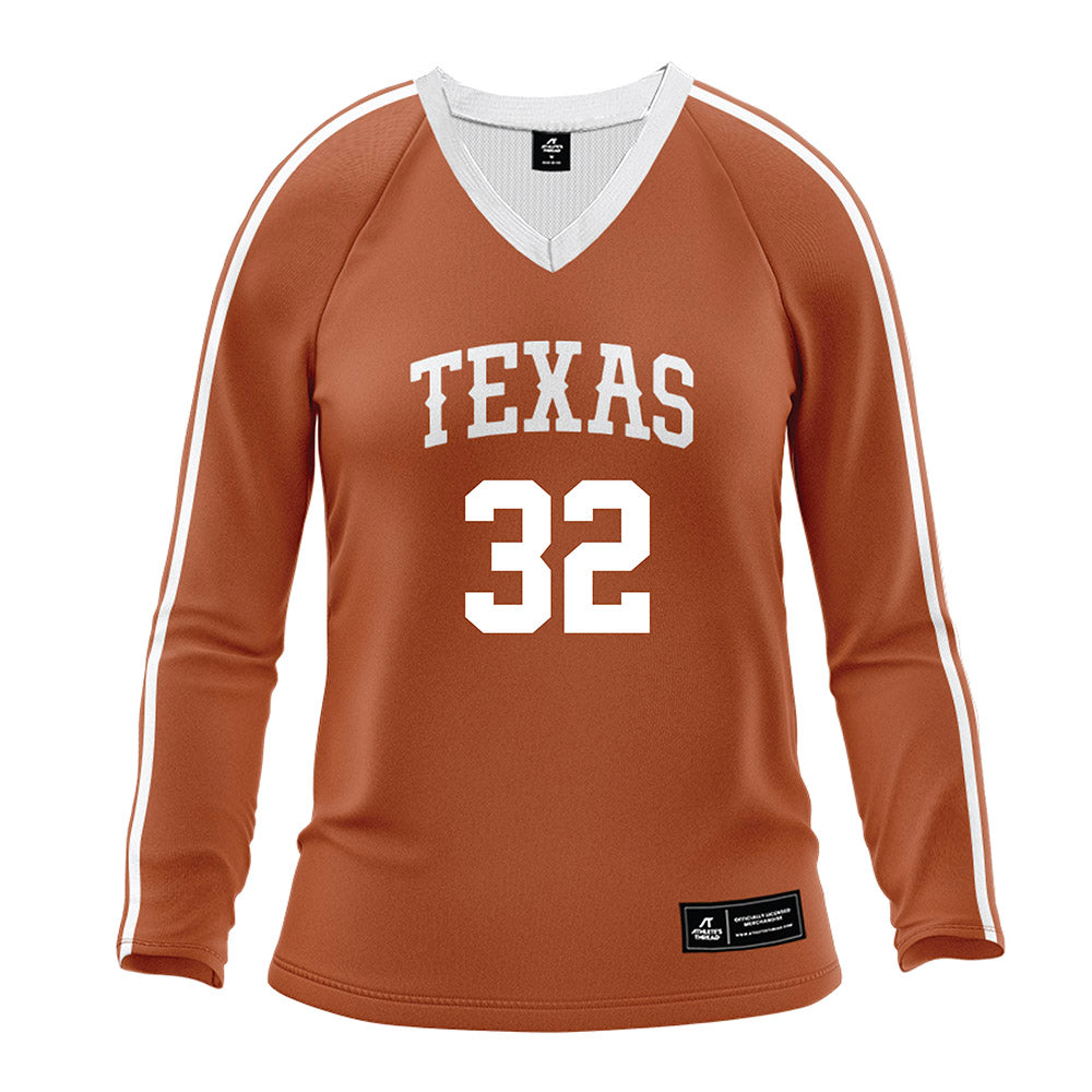 Texas - NCAA Women's Volleyball : Ramsey Gary - Orange Volleyball Jersey-0