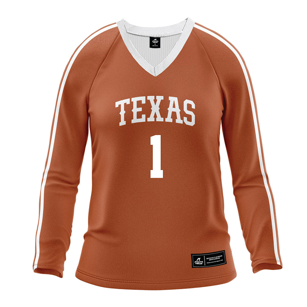 Texas - NCAA Women's Volleyball : Ella Swindle - Orange Volleyball Jersey