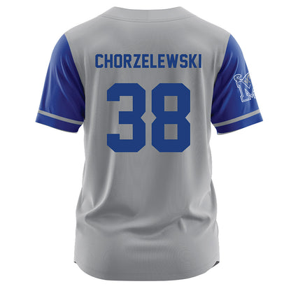Memphis - NCAA Baseball : Brandon Chorzelewski - Grey Jersey-1