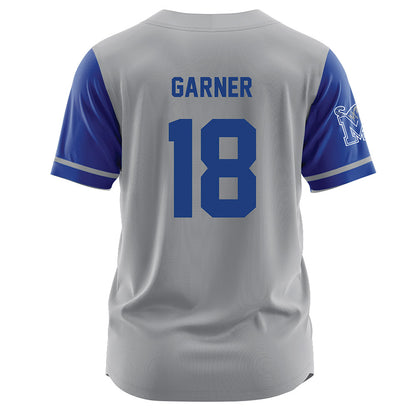 Memphis - NCAA Baseball : Seth Garner - Grey Jersey