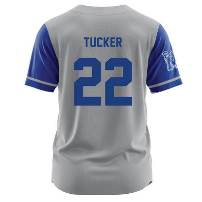 Memphis - NCAA Baseball : Cade Tucker - Grey Jersey-1