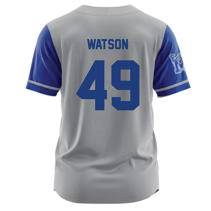 Memphis - NCAA Baseball : Webb Watson - Grey Jersey