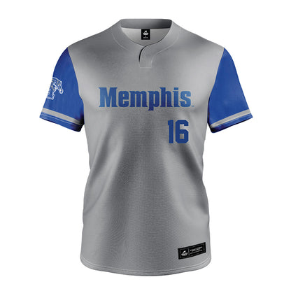 Memphis - NCAA Baseball : Seth Cox - Grey Jersey-0