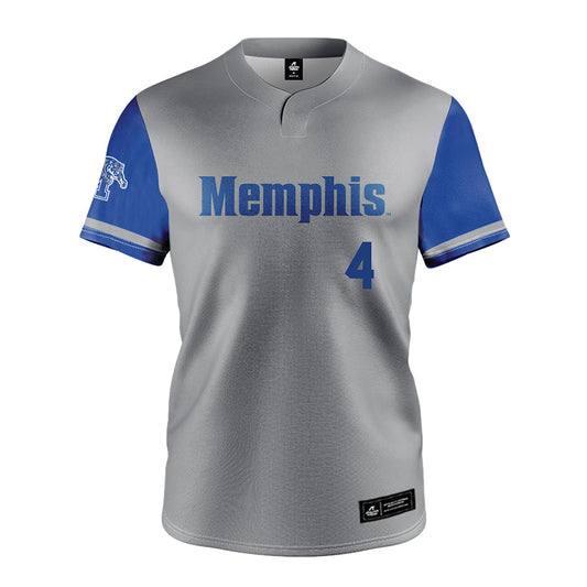 Memphis - NCAA Baseball : Logan Stelling - Grey Jersey