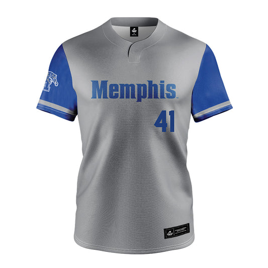 Memphis - NCAA Baseball : Caden Robinson - Grey Jersey-0