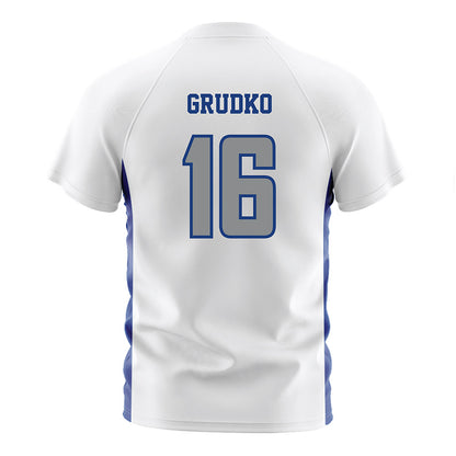 Memphis - NCAA Men's Soccer : Anthony Grudko - White Soccer Jersey-1