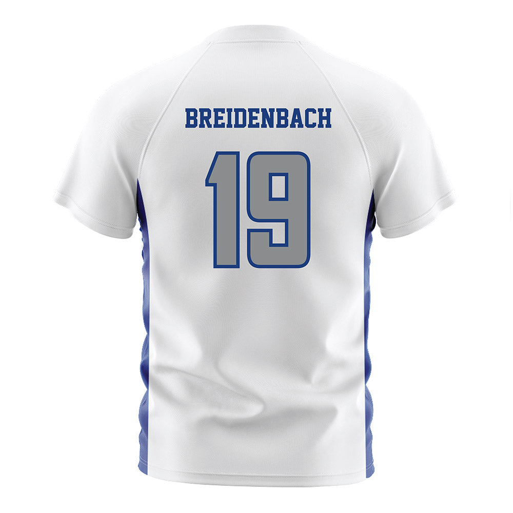  - NCAA Men's Soccer : Dominic Breidenbach - White Soccer Jersey-1