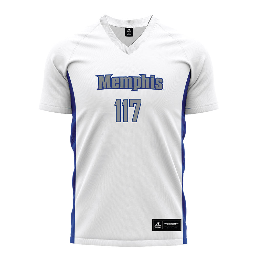 Memphis - NCAA Men's Soccer : Adam Aboohamidi - White Soccer Jersey-0