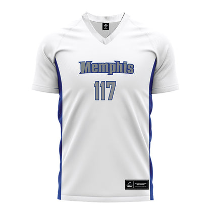 Memphis - NCAA Men's Soccer : Adam Aboohamidi - White Soccer Jersey-0