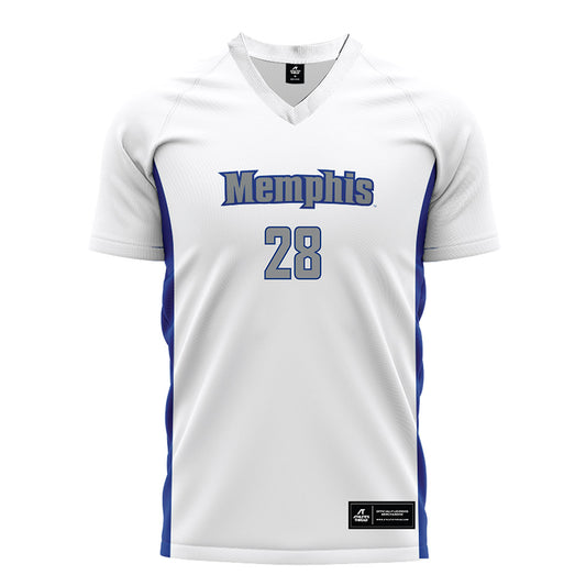 Memphis - NCAA Men's Soccer : Iggie Escamilla - White Soccer Jersey-0