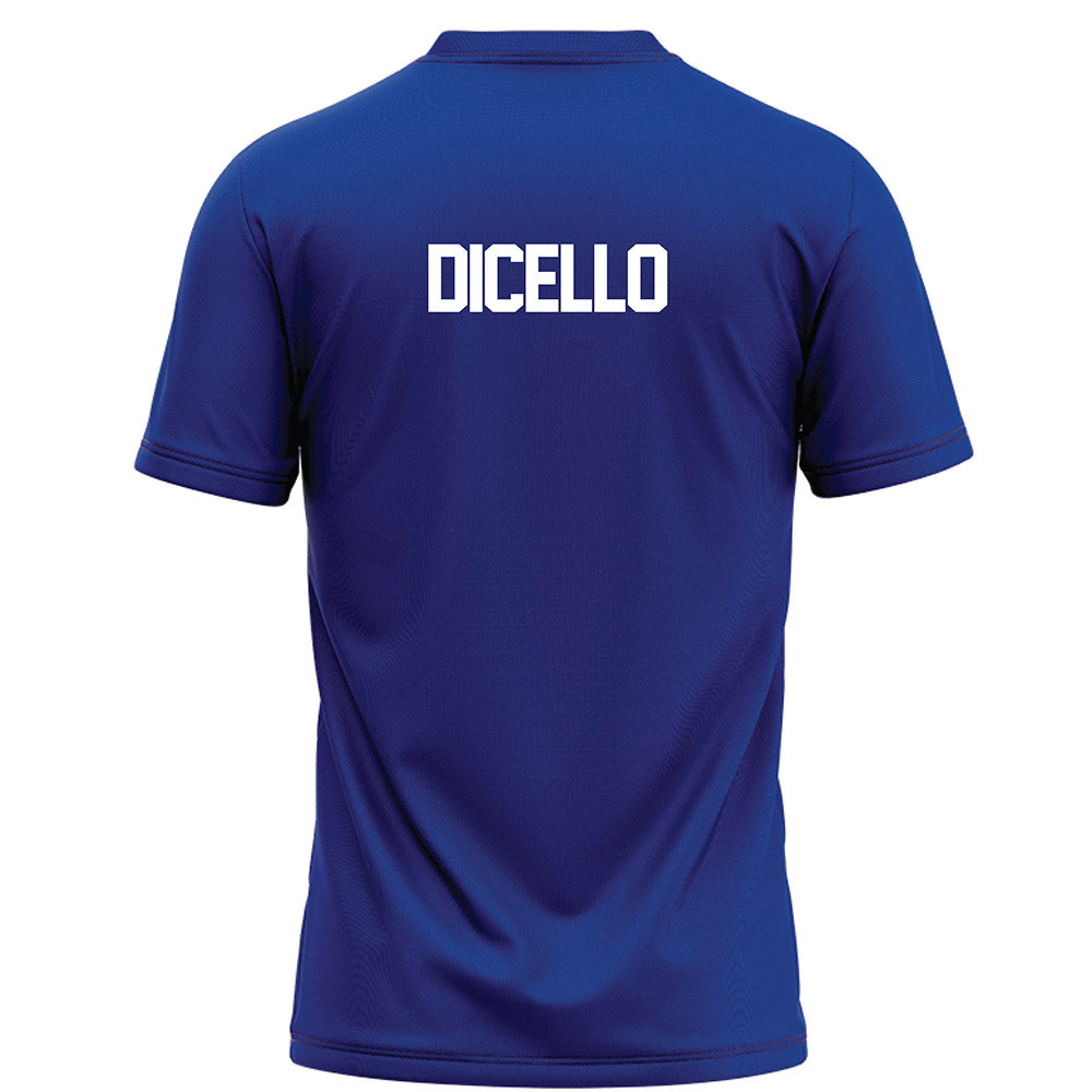 Florida - NCAA Women's Gymnastics : Kayla DiCello - Blue Football Jersey-1
