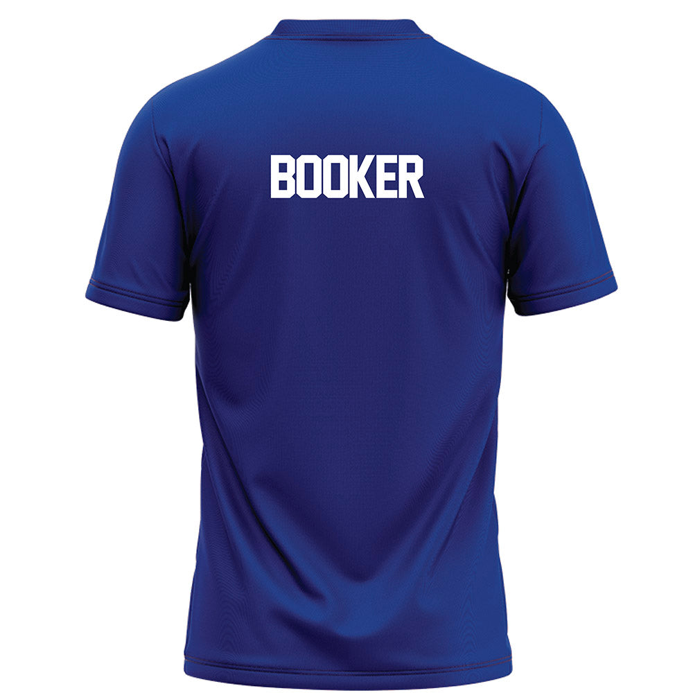 Florida - NCAA Women's Gymnastics : Jayla Booker - Blue Football Jersey-1