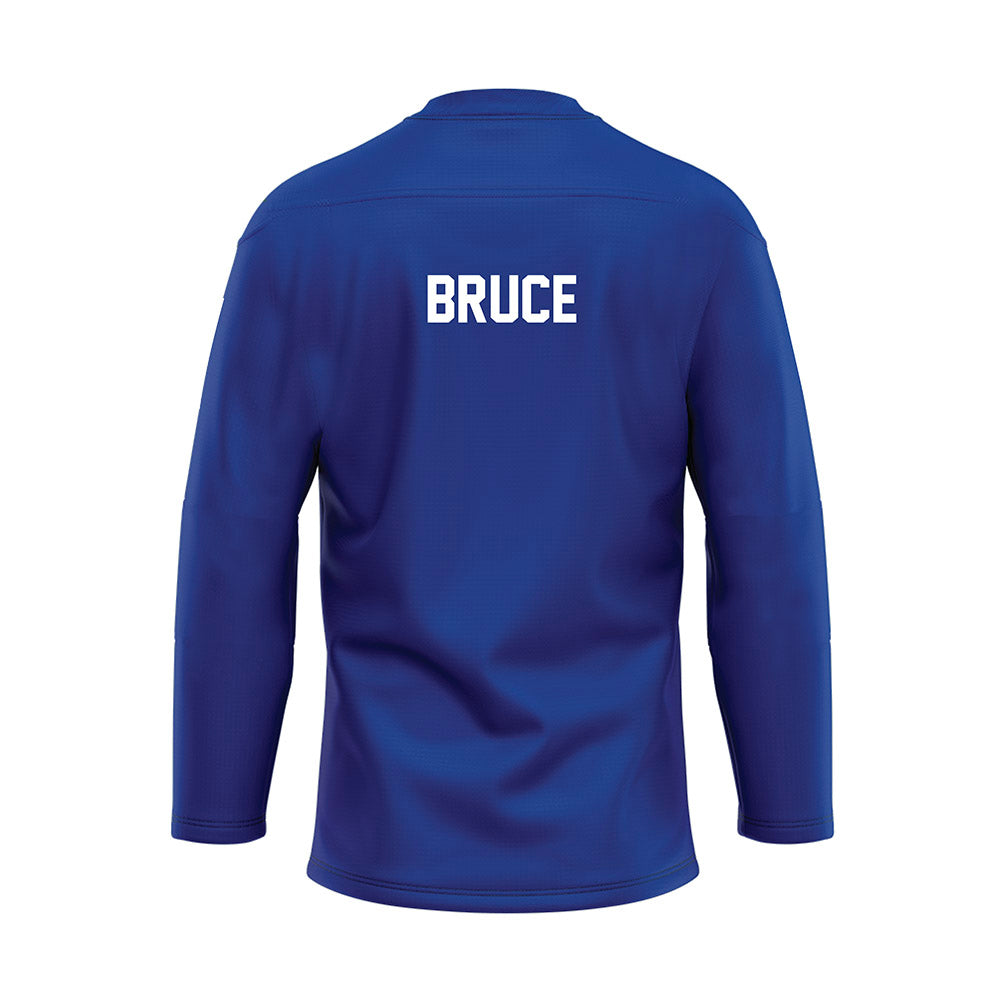 Florida - NCAA Women's Gymnastics : Lily Bruce - Blue Hockey Jersey-1