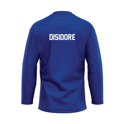 Florida - NCAA Women's Gymnastics : Amelia Disidore - Blue Hockey Jersey-1