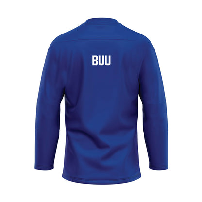 Florida - NCAA Women's Gymnastics : Ly Buu - Blue Hockey Jersey-1