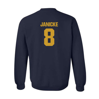 Notre Dame - NCAA Men's Ice Hockey : Justin Janicke - Classic Fashion Shersey Crewneck Sweatshirt