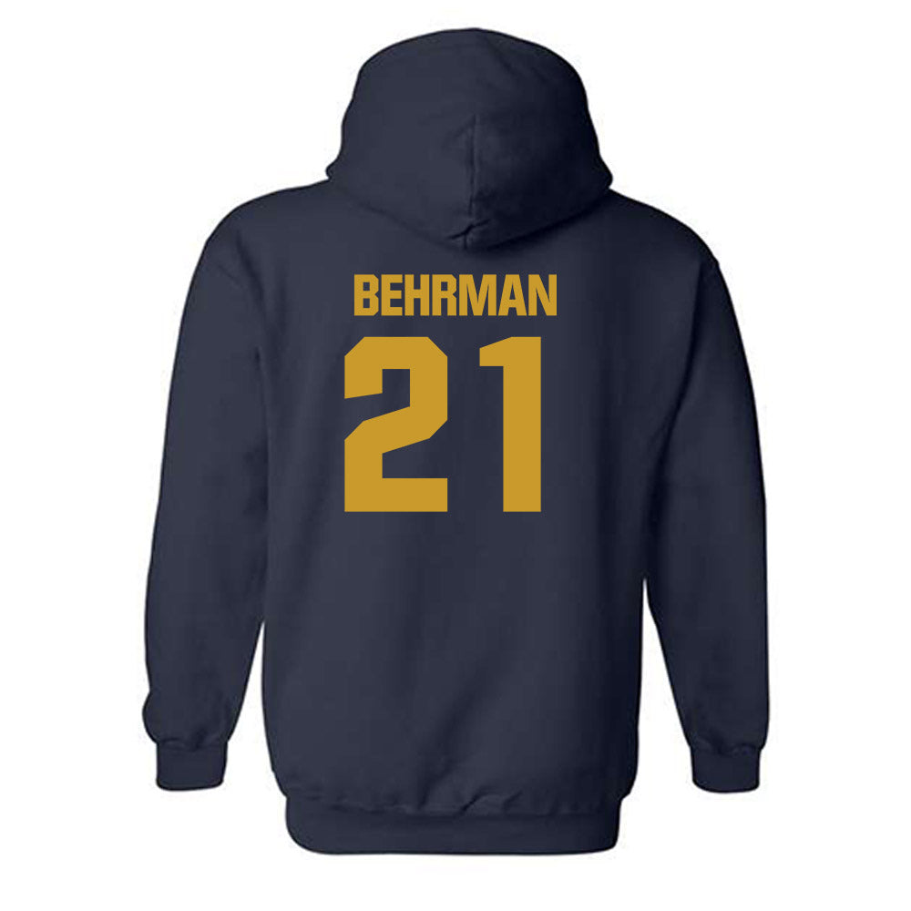 Notre Dame - NCAA Men's Lacrosse : Brock Behrman - Classic Fashion Shersey Hooded Sweatshirt