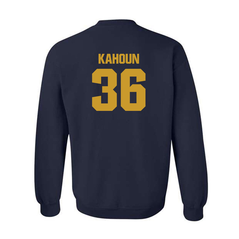 Notre Dame - NCAA Football : Bodie Kahoun - Classic Fashion Shersey Crewneck Sweatshirt-1