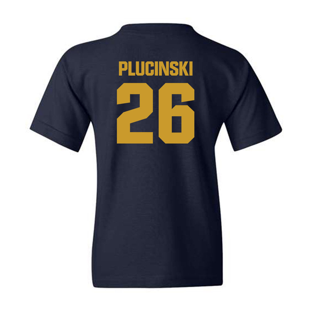 Notre Dame - NCAA Men's Ice Hockey : Zach Plucinski - Classic Fashion Shersey Youth T-Shirt