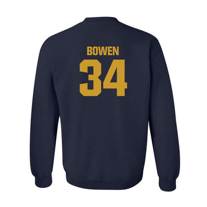 Notre Dame - NCAA Football : Drayk Bowen - Classic Fashion Shersey Crewneck Sweatshirt-1