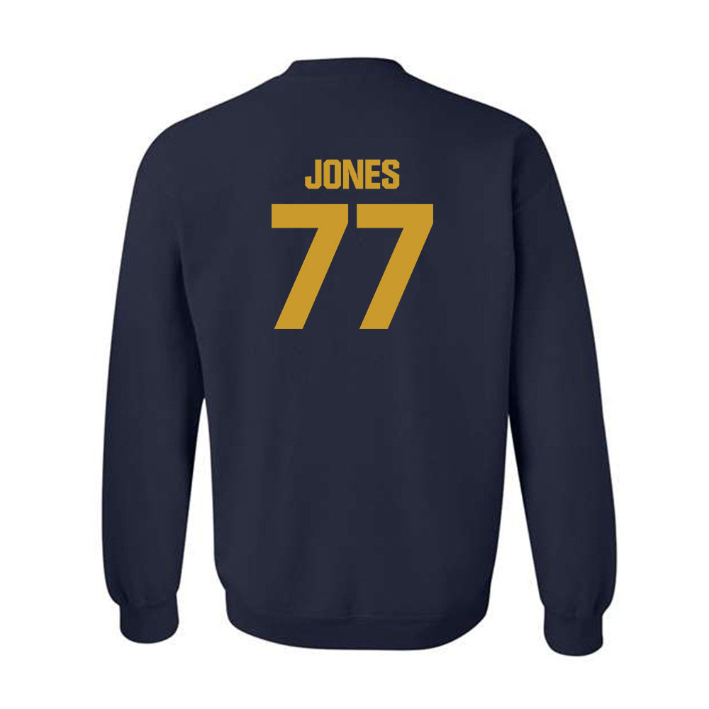 Notre Dame - NCAA Football : Peter Jones - Classic Fashion Shersey Crewneck Sweatshirt-1
