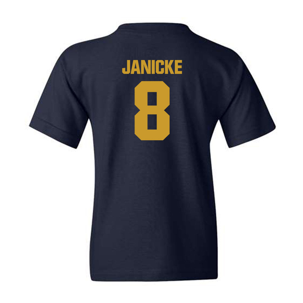 Notre Dame - NCAA Men's Ice Hockey : Justin Janicke - Classic Fashion Shersey Youth T-Shirt