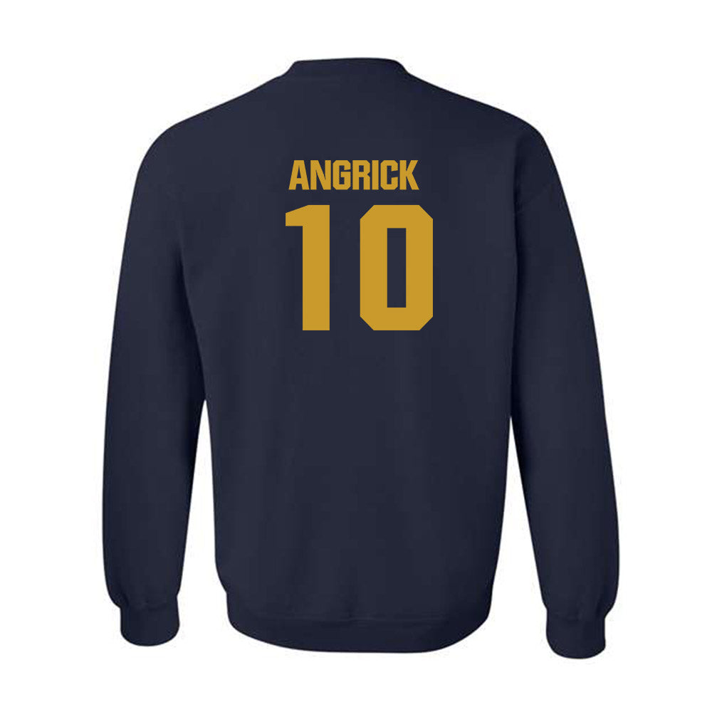 Notre Dame - NCAA Men's Lacrosse : Will Angrick - Classic Fashion Shersey Crewneck Sweatshirt-1