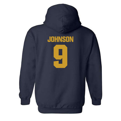 Notre Dame - NCAA Football : Brauntae Johnson - Classic Fashion Shersey Hooded Sweatshirt-1