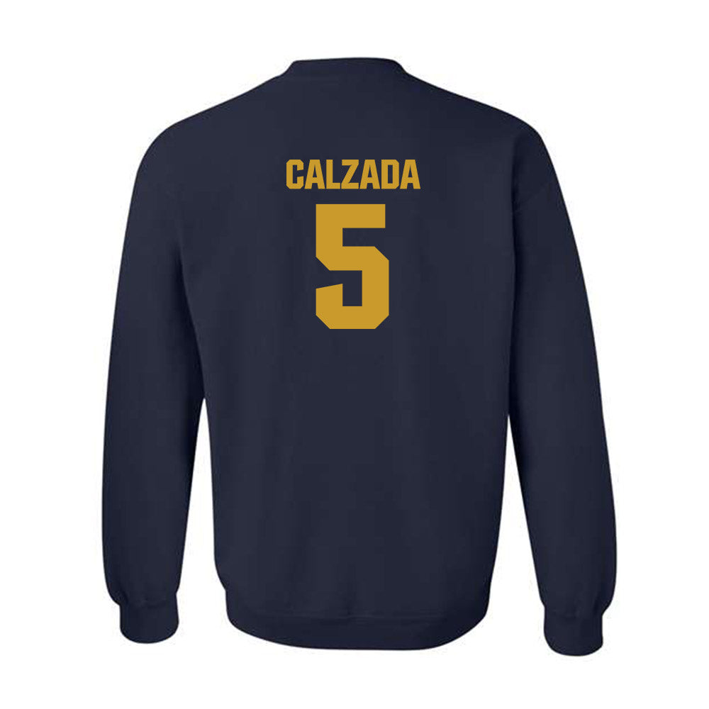Notre Dame - NCAA Women's Soccer : Carolyn Calzada - Classic Fashion Shersey Crewneck Sweatshirt-1