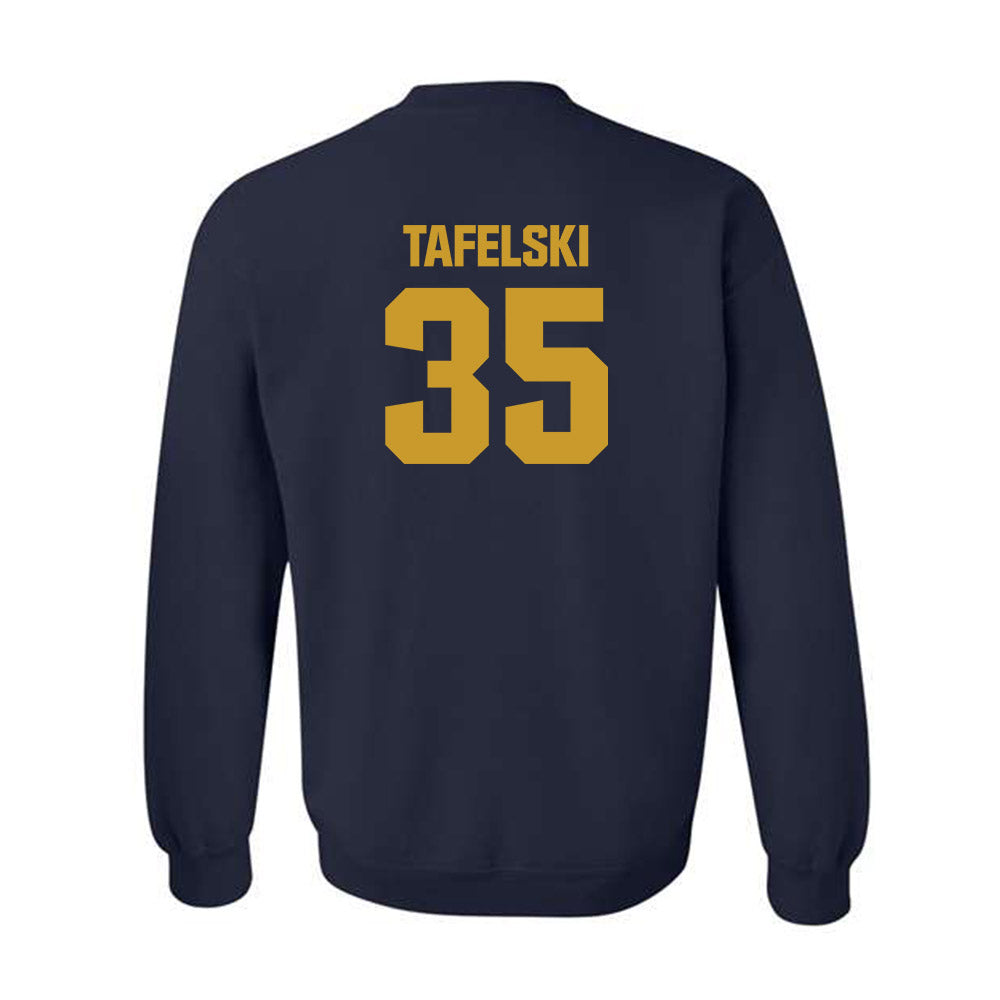 Notre Dame - NCAA Football : Jake Tafelski - Classic Fashion Shersey Crewneck Sweatshirt-1