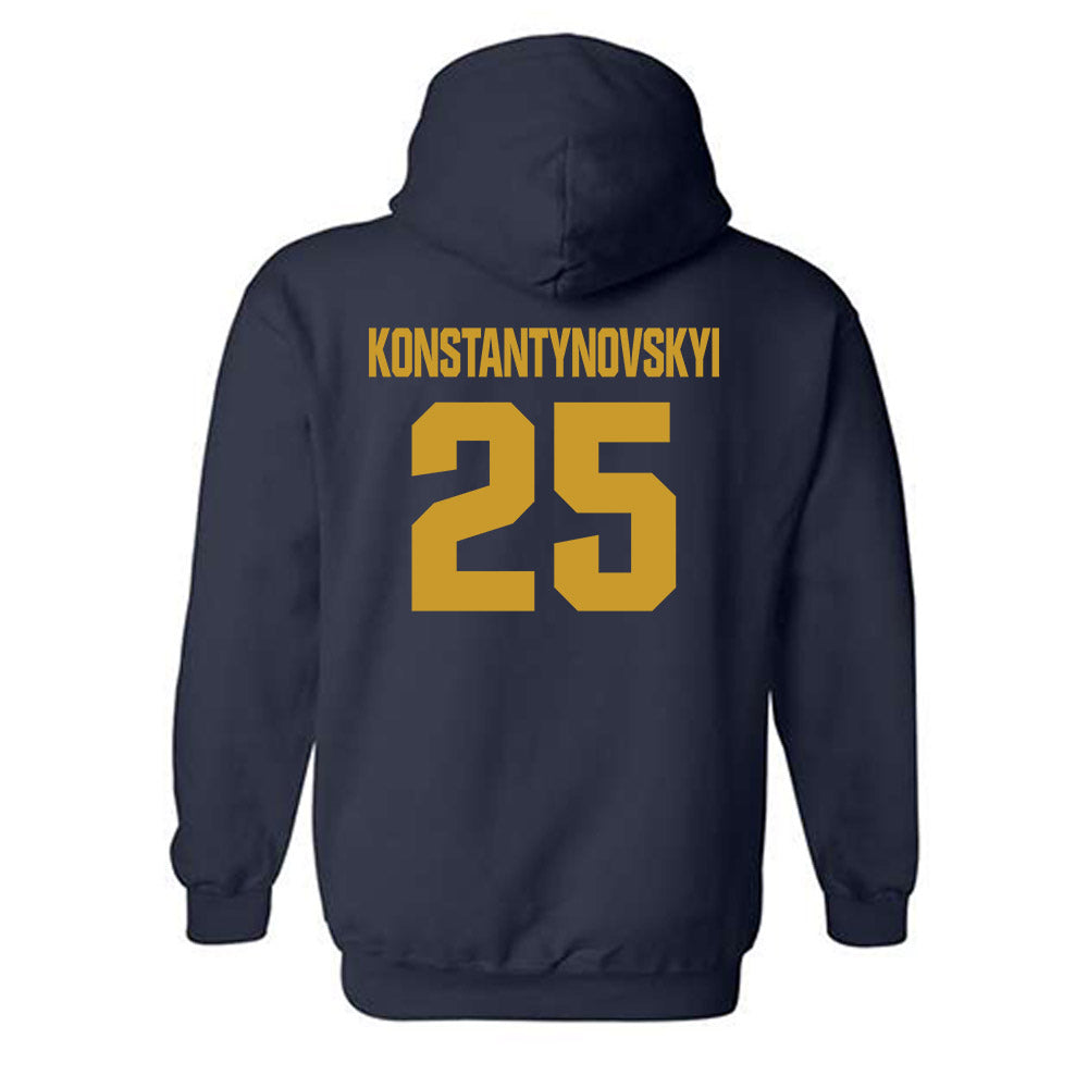 Notre Dame - NCAA Men's Basketball : Nikita Konstantynovskyi - Classic Fashion Shersey Hooded Sweatshirt